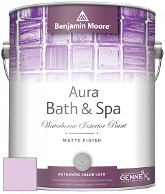 Benjamin Moore Aura 532 Bath & Spa Waterborne Interior Paint Matte Finish краска цвет 2075-60 Passion Pink
