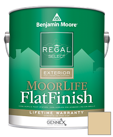 Краска Regal Select Exterior Paint-MoorLife Flat Finish (W105) цвет 2153-50 Desert Tan