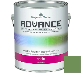 Краска Benjamin Moore 792. Advance Interior Paint-Satin эмаль цвет 553 Richmond Green