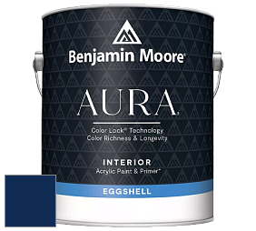 Benjamin Moore Aura 524 Waterborne Interior Eggshell Finish краска цвет RAL 5026 