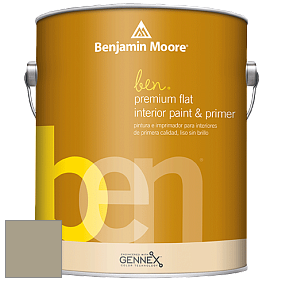 Benjamin Moore Ben W625 Premium Interior Latex Flat краска цвет AF-395 