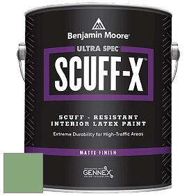 Benjamin Moore 484 Ultra Spec SCUFF-X Interior Matte Finish краска цвет 565 Aurora Borealis