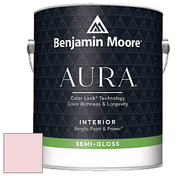 Benjamin Moore Aura 528 Waterborne Interior Semi-gloss Finish краска цвет NCS S 0515-R10B 