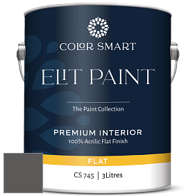 COLOR SMART CS 745 ELIT PAINT глубокоматовая моющаяся краска цвет 2134-30 Iron Mountain