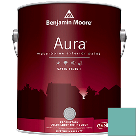 Краска Aura Waterborne Exterior Satin Finish (631) цвет 670 Gulf Stream