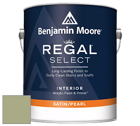 Benjamin Moore 550 Regal Select Waterborne Interior Pearl Finish краска цвет NCS S 3020-G50Y 