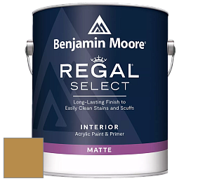 Benjamin Moore 548 IRegal Select Interior Paint - Matte краска цвет 2152-20 Aztec Yellow