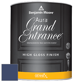 Benjamin Moore Aura 148 Grand Entrance High Gloss эмаль цвет 2065-10 Admiral Blue