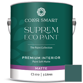 Краска COLOR SMART CS 619 SUPREM ECO PAINT матовая краска цвет 2049-20 Oasis Blue