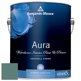 Benjamin Moore Aura 524 Waterborne Interior Eggshell Finish краска цвет NCS S 5020-B70G 