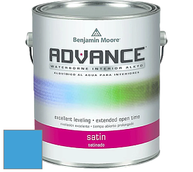 Benjamin Moore 792 Advance Interior Paint-Satin эмаль цвет 2066-40 Rocky Mountain Sky