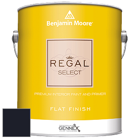 Benjamin Moore 547 Regal Select Waterborne Interior Flat Finish краска цвет RAL 5004 
