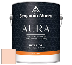 Benjamin Moore Aura 526 Waterborne Interior Satin Finish покрытие цвет NCS S 0515-Y60R 