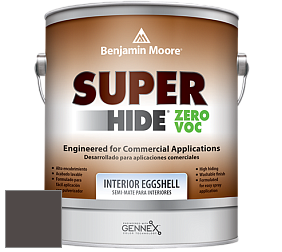 Benjamin Moore 357 Super Hide Zero Voc Interior Eggshell краска цвет 2130-10 Black Bean Soup