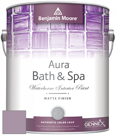 Benjamin Moore Aura 532 Bath & Spa Waterborne Interior Paint Matte Finish краска цвет NCS S 3020-R40B 