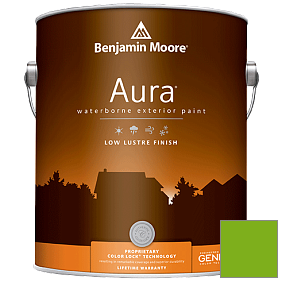 Краска Aura Waterborne Exterior Low Lustre Finish (634) цвет 2031-20 Paradise Green