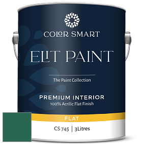 COLOR SMART CS 745 ELIT PAINT глубокоматовая моющаяся краска цвет 2045-10 Green Bay