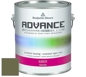 Benjamin Moore 792 Advance Interior Paint-Satin эмаль цвет 2144-10 Guacamole