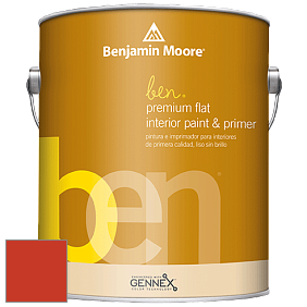 Benjamin Moore Ben W625 Premium Interior Latex Flat краска цвет RAL 2002 