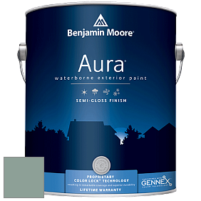 Benjamin Moore Aura 632 Waterborne Exterior Semi-Gloss Finish краска цвет AF-495 