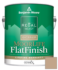 Краска Regal Select Exterior Paint-MoorLife Flat Finish (W105) цвет AC-8 BM AC-8