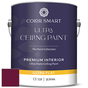 COLOR SMART CS 758 ULTRA CEILING PAINT ультраматовая краска цвет RAL 4004 