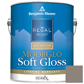 Краска Regal Select Exterior Paint-Moor GloSoft Gloss Finish (W096) цвет 2111-40 Taos Taupe