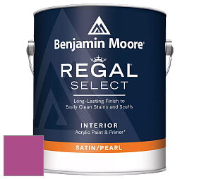 Benjamin Moore 550 Regal Select Waterborne Interior Pearl Finish краска цвет 2077-30 Hot Lips