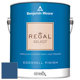 Benjamin Moore 549 Regal Select Waterborne Interior Eggshell Finish краска цвет 2064-20 Patriot Blue