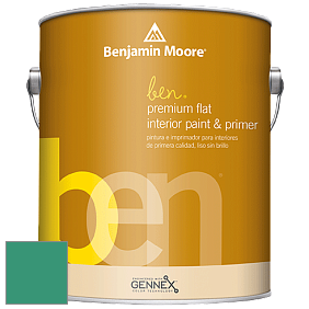 Benjamin Moore Ben W625 Premium Interior Latex Flat краска цвет 2047-30 Rolling Hill Green