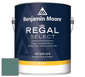 Benjamin Moore 547 Regal Select Waterborne Interior Flat Finish краска цвет NCS S 5020-B70G 