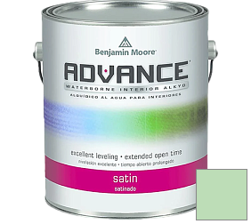 Краска Benjamin Moore 792. Advance Interior Paint-Satin эмаль цвет 570 Grassy Meadows