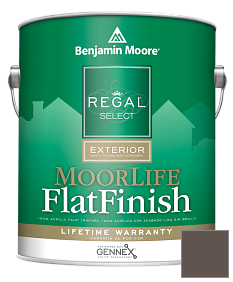 Краска Regal Select Exterior Paint-MoorLife Flat Finish (W105) цвет HC-72 BM HC-72