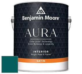 Benjamin Moore Aura 526 Waterborne Interior Satin Finish покрытие цвет NCS S 5540-B40G 
