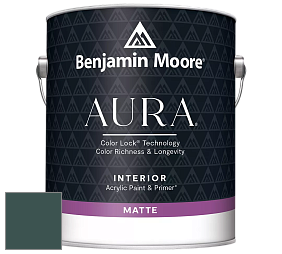 Benjamin Moore Aura 522 Interior Paint - Matte краска цвет 2054-10 Bavarian Forest