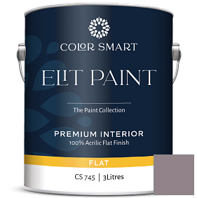 Краска COLOR SMART CS 745 ELIT PAINT глубокоматовая моющаяся краска цвет 1448 Frozen in Time