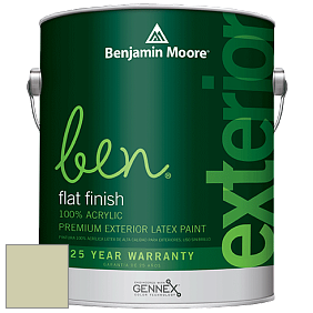 Benjamin Moore Ben 541 Waterborne Exterior Flat Finish краска цвет 479 Apple Blossom