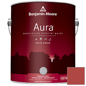 Краска Aura Waterborne Exterior Satin Finish (631) цвет 2008-10 Ravishing Red