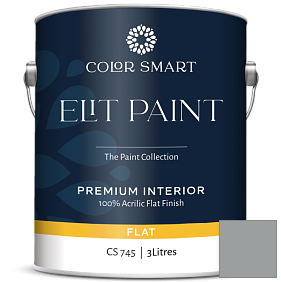 Краска COLOR SMART CS 745 ELIT PAINT глубокоматовая моющаяся краска цвет 1600 Timber Wolf