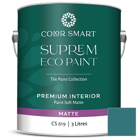 Краска COLOR SMART CS 619 SUPREM ECO PAINT матовая краска цвет 2054-30 Venezuelan Sea