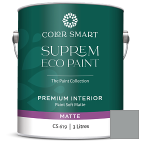 Краска COLOR SMART CS 619 SUPREM ECO PAINT матовая краска цвет 1600 Timber Wolf