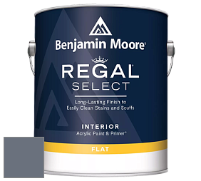 Benjamin Moore 547 Regal Select Waterborne Interior Flat Finish краска цвет NCS S 6010-R70B 
