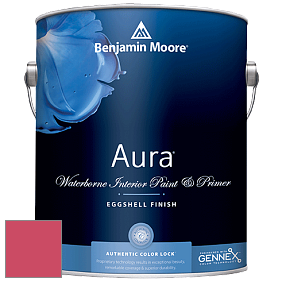 Benjamin Moore Aura 524 Waterborne Interior Eggshell Finish краска цвет 2000-30 Red Tulip