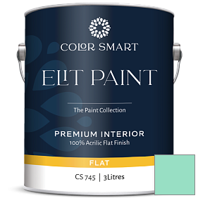 Краска COLOR SMART CS 745 ELIT PAINT глубокоматовая моющаяся краска цвет 2039-50 Mermaid Green