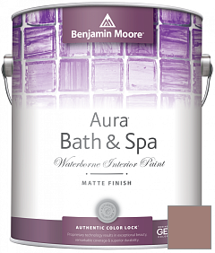 Краска Benjamin Moore Aura Bath & Spa Interior Paint Matte Finish (532) цвет 2101-40 Almond Beige