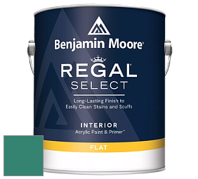 Benjamin Moore 547 Regal Select Waterborne Interior Flat Finish краска цвет NCS S 4040-B80G 