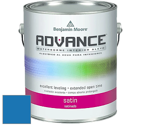 Benjamin Moore 792 Advance Interior Paint-Satin эмаль цвет 2066-30 Big Country Blue