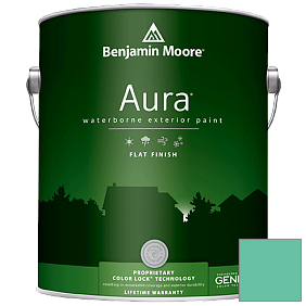 Краска Benjamin Moore Aura 629 Waterborne Exterior Flat Finish краска цвет 2043-40 Egyptian Green