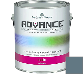 Краска Benjamin Moore 792. Advance Interior Paint-Satin эмаль цвет 1645 Thousand Oceans