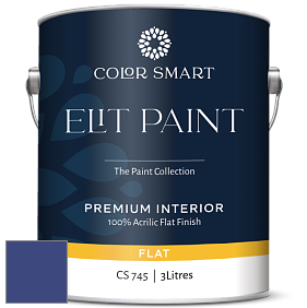 COLOR SMART CS 745 ELIT PAINT глубокоматовая моющаяся краска цвет NCS S 4550-R70B 